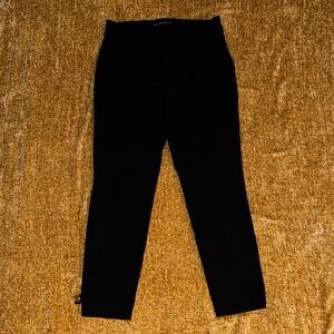 Women’s black dress pants, elastic waistband